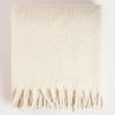 Одеяло | TAIN | экрю с добавлением шерсти | 150x200 см | 750984