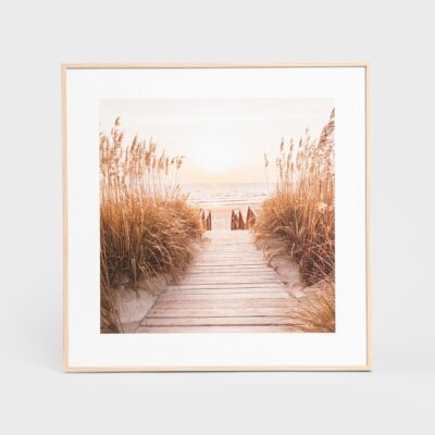 Framed painting | ZEFIR | descent to the beach | 30x30 cm | 757655