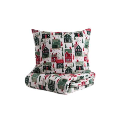 Bedding | GLORA | flannel in cottages | 140x200 cm + 1*70x80 cm | 700491