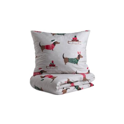 Bedding | GENESIS | microfibre in dachshund | 140x200 + 1*70x80 cm | 705564