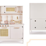 KX6284 Kuchnia drewniana MDF retro z akcesoriami BOHO 4