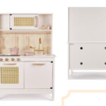 KX6284 Kuchnia drewniana MDF retro z akcesoriami BOHO 4