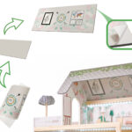 KX5944 Domek dla lalek drewniany apartament Ikonka boho 21-1