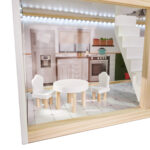 KX5944 Domek dla lalek drewniany apartament Ikonka boho 5