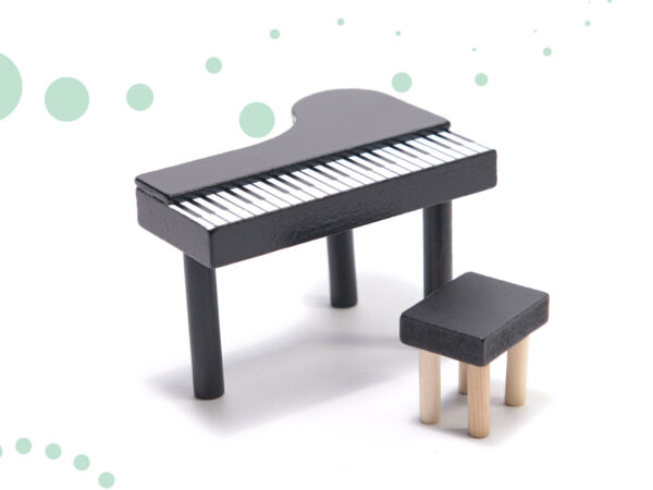 KX6201 Domek dla lalek MDF drewniany z akcesoriami LED 80cm czar KX6201 Domek dla lalek MDF drewniany z akcesoriami LED 80cm czar