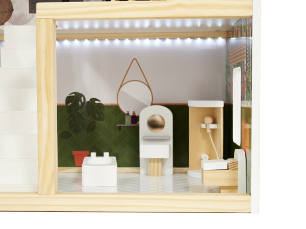 KX5944 Domek dla lalek drewniany apartament Ikonka boho 13 KX5944 Domek dla lalek drewniany apartament Ikonka boho 13