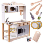 KX5548_1 Kuchnia drewniana MDF LULILO Kuko + akcesoria 1