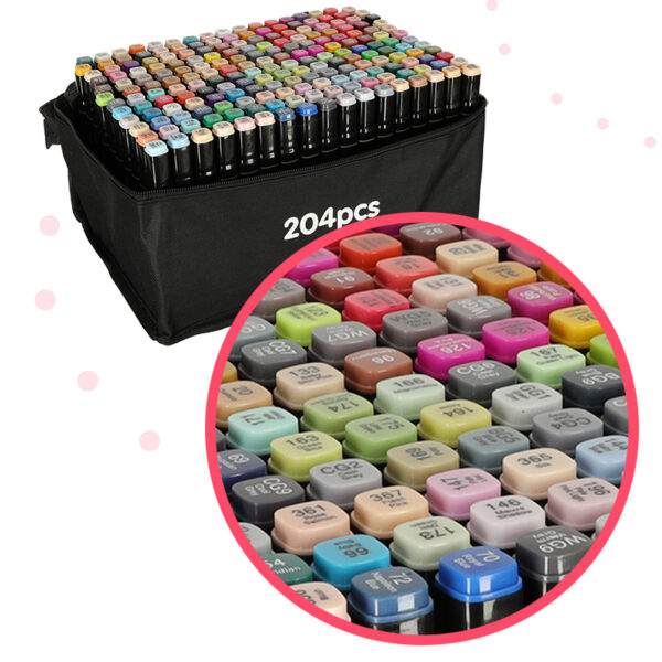 Markery-dwustronne-alkoholowe-w-etui-204-podstawka-134142 Markery-dwustronne-alkoholowe-w-etui-204-podstawka-134142