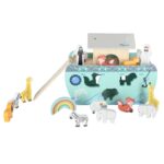 Sorter-drewniany-Lulilo-Arka-Noego-statek-zwierzatka-9-elementow-176569