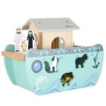 Sorter-drewniany-Lulilo-Arka-Noego-statek-zwierzatka-9-elementow-176577