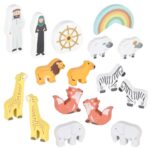 Sorter-drewniany-Lulilo-Arka-Noego-statek-zwierzatka-9-elementow-176578