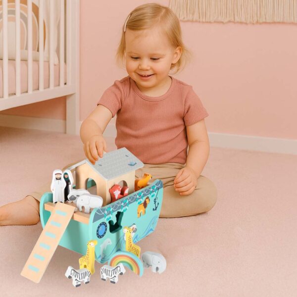 Sorter-drewniany-Lulilo-Arka-Noego-statek-zwierzatka-9-elementow-176580 Sorter-drewniany-Lulilo-Arka-Noego-statek-zwierzatka-9-elementow-176580