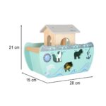 Sorter-drewniany-Lulilo-Arka-Noego-statek-zwierzatka-9-elementow-176581