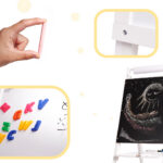 KX5924 Tablica magnetyczna kredowa + magnesy biała XXL 2