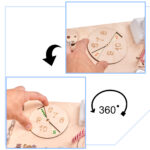 KX4627 Tablica manipulacyjna kredowa ZOO zwierzątka 8