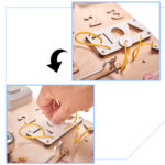 KX4627 Tablica manipulacyjna kredowa ZOO zwierzątka 8