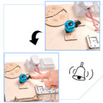 KX4627 Tablica manipulacyjna kredowa ZOO zwierzątka 8