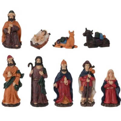 ФИГУРКИ ДЛЯ РОЖДЕСТВЕНСКОГО ВЕРТЕПА 9ШТ 16СМ