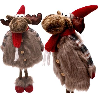 CHRISTMAS REINDEER DECORATIVE PLUSH 62-67CM