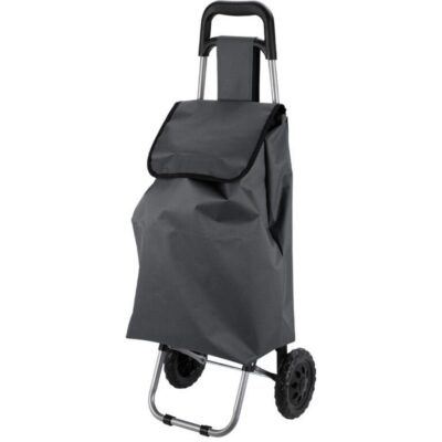 CART WHEELED SHOPPING BAG WITH FRAME 33L GREY
