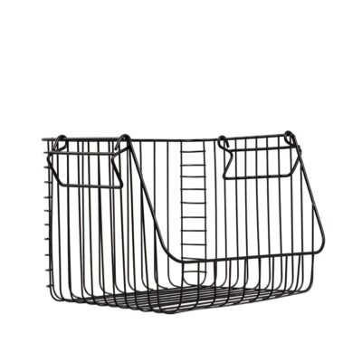 Basket | EYRE | metal black high | 29x21 cm | 730832
