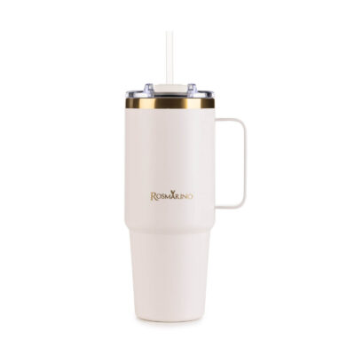 Thermal tumbler Rosmarino MegaCup Gold 870 ml – cream-gold