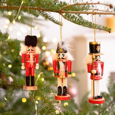 Pendant | NUTCRACKER | red grandfather 3 pcs | 13 cm | 836065