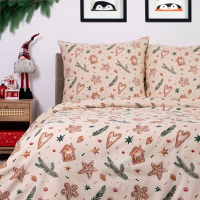 ROSEMARY bedding | gingerbread microfibre | 160x200 cm | 858470