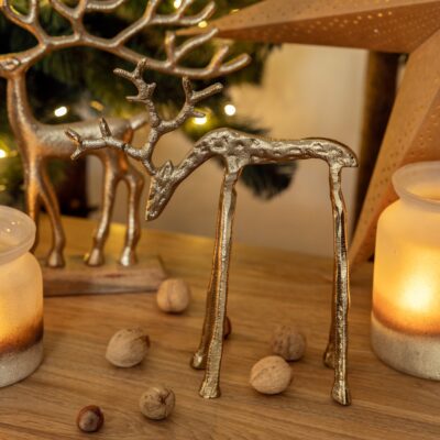 Reindeer | AGRI | decorative gold | 20x18 cm | 868400