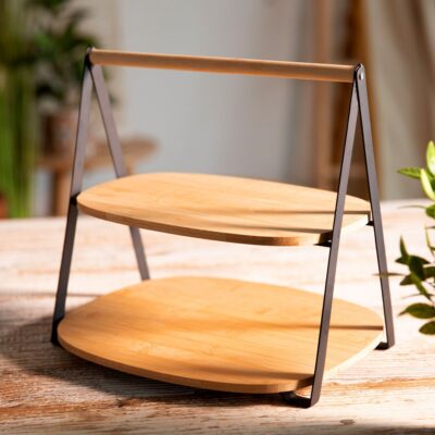 Блюдо | BAMBOU | бамбук 2 яруса | 25X28 см | 893785