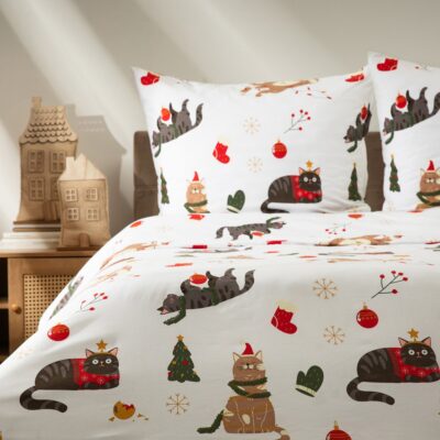 Bedding | CATNESS | microfibre in cats | 160x200 + 2*70x80 cm | 700378
