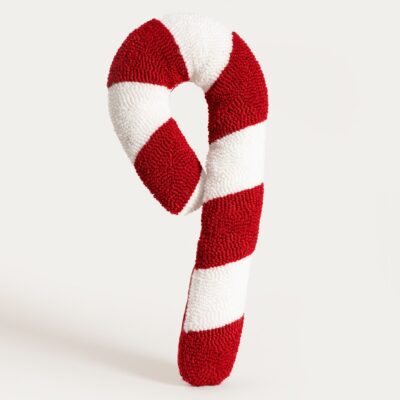 Pillow | CANDY CANE | in the shape of a candy cane | 30x55 cm | 757266