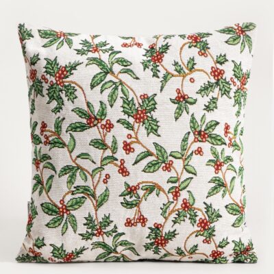 Pillowcase | SAMBRA | jacquard with holly | 45x45 cm | 758515