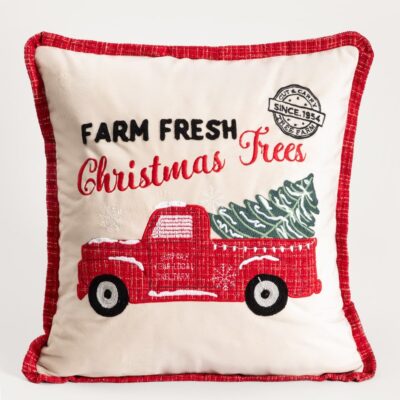 Christmas pattern pillowcase | FARM | 45x45 cm | 758553