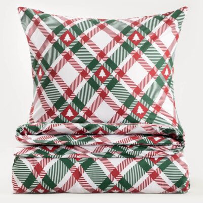 ADYGA | checked microfibre bedding | 160x200 + 2*70x80 cm | 758720