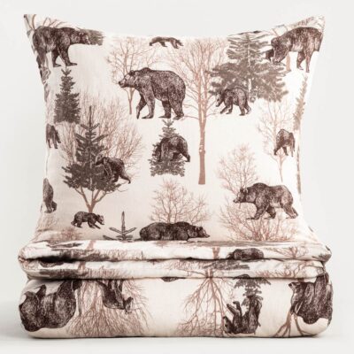 Bedding | URSO | flannel in bears | 220x200 + 2*70x80 cm | 759291