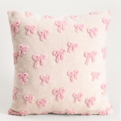 Pillowcase | AMELIE | with bows | 45x45 cm | 760051