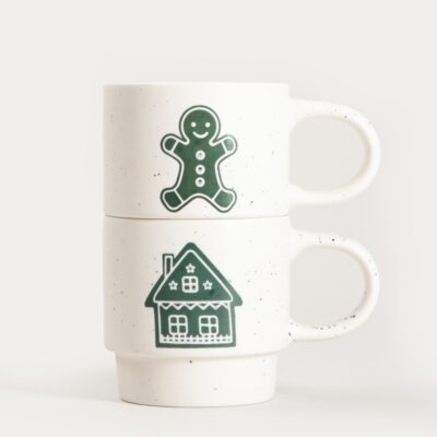 Mug | BELLVE | with house and cake 2 pcs | 0.3 l | 761638