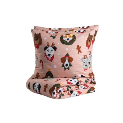 Bedding | MIRTH | microfibre in dogs | 160x200 + 2*70x80 cm | 700347