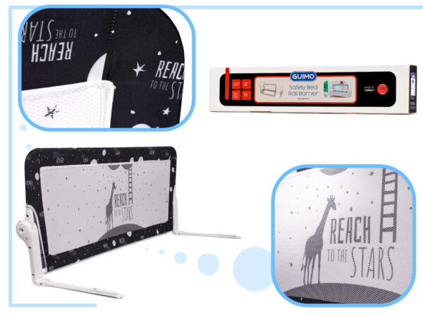 KX5318 Barierka ochronna bramka osłonka do łóżka 90cm zwierz KX5318 Barierka ochronna bramka osłonka do łóżka 90cm zwierz