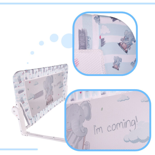 KX5318 Barierka ochronna bramka osłonka do łóżka 90cm zwierz KX5318 Barierka ochronna bramka osłonka do łóżka 90cm zwierz