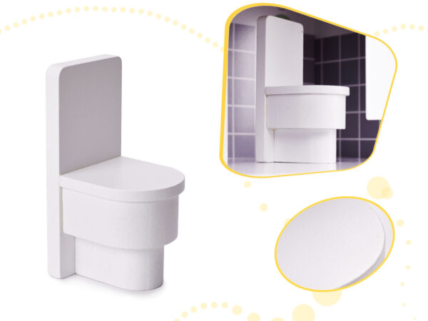 KX6278 Domek dla lalek MDF z akcesoriami 70cm LED szary 8 KX6278 Domek dla lalek MDF z akcesoriami 70cm LED szary 8