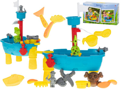 Water bath table sandbox pirate ship / 25el.