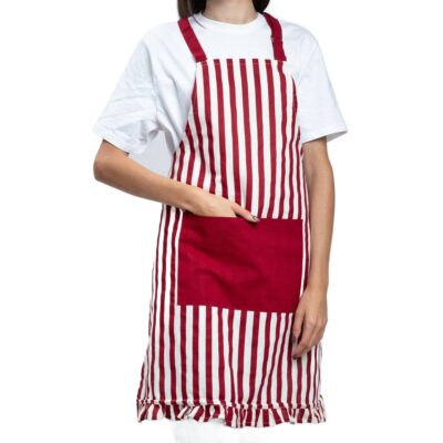 Kitchen apron | TRUDY | with frill | 60x80 cm | 703430