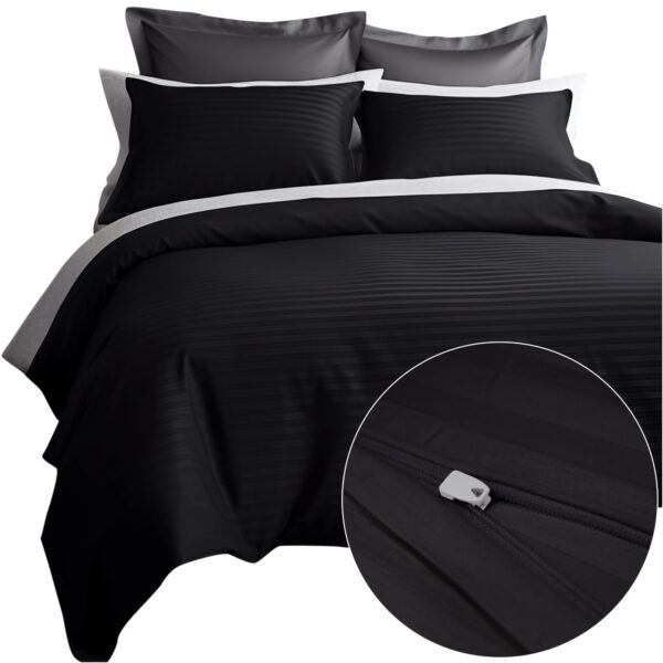 posciel-satyna-bawelniana-cizgili-black-220x200-ex posciel-satyna-bawelniana-cizgili-black-220x200-ex