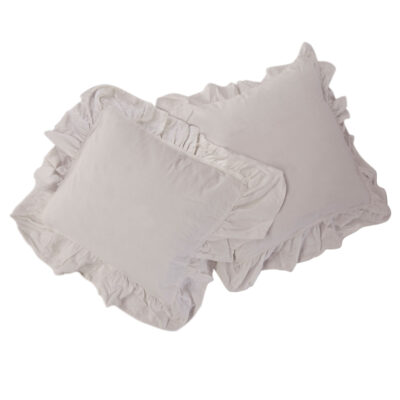 Cotton pillowcase set NATURAL CREAM/2x40x40 STONEWASHED