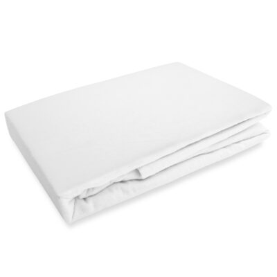 Flannel sheet WHITE/180x210