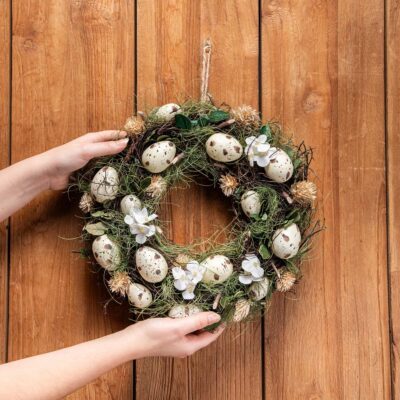 Easter decorations | KIRI | for doors with eggs | 32 cm | 812151