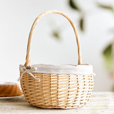 Корзина | CARELLO | большая плетеная | 30x40 см | 846965