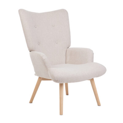 Armchair | MOSS | in fabric beige | 70x95cm | 862347